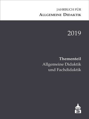 cover image of Jahrbuch für Allgemeine Didaktik 2019